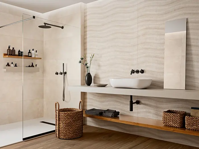 Wandtegels Beige 45 x 120 | 834-292 | Jan Groen Tegels