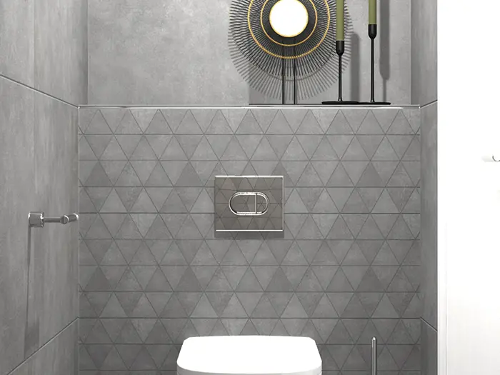 Vloertegel Motto By Mosa T1B05A Form Dark Grey 59,7 x 59,7 | 549-458 | Jan Groen Tegels