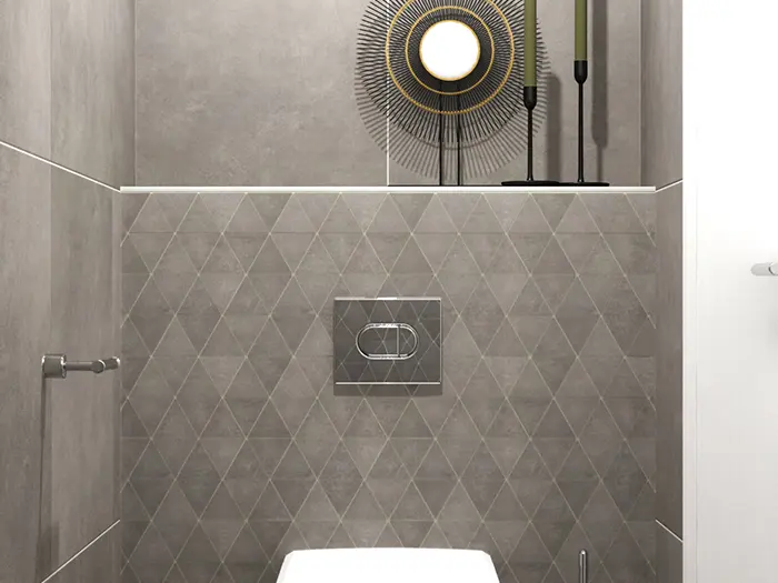Vloertegel Motto By Mosa T1B04A Form Brown Grey 59,7 x 59,7 | 338-815 | Jan Groen Tegels