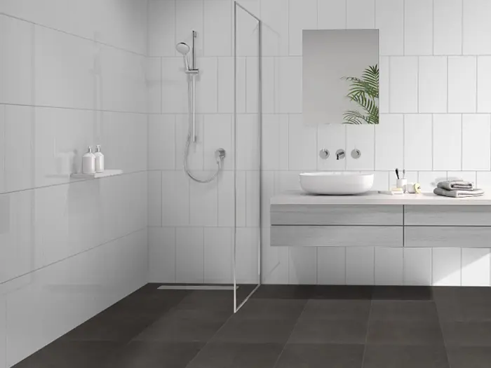 Vloertegel Motto By Mosa T1D04A Grain Dark Grey 44,7 x 44,7 | 634-329 | Jan Groen Tegels