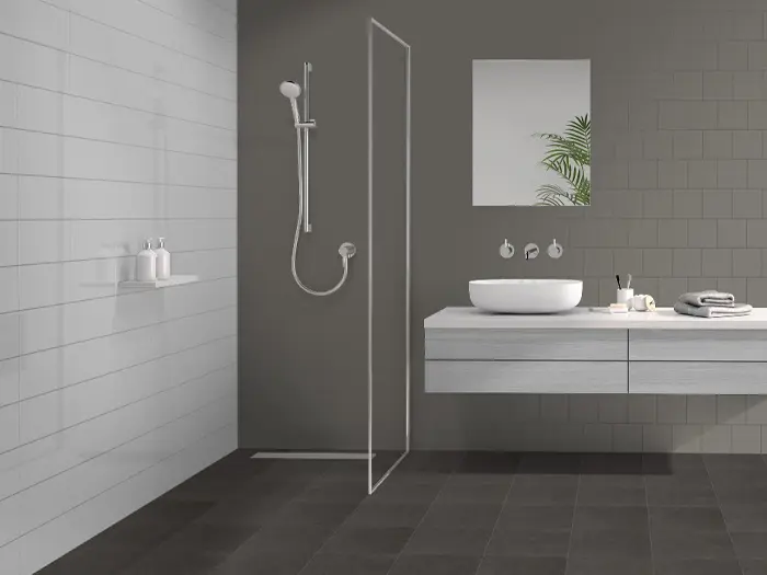 Wandtegel Motto By Mosa T2A57 Lake Dark Grey Mat 14,7 x 14,7 | 561-313 | Jan Groen Tegels