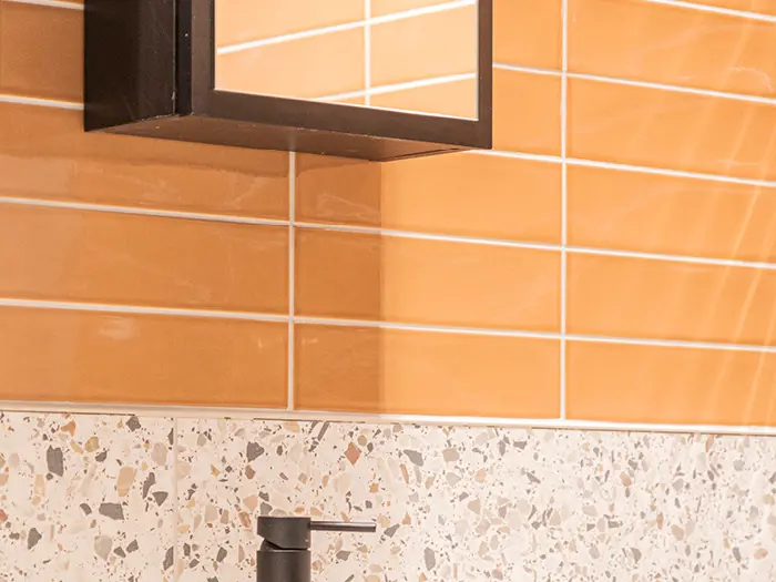 Vloertegel vtwonen Terrazzo Ice Flakes 59,5 x 119,2 | 932-158 | Jan Groen Tegels