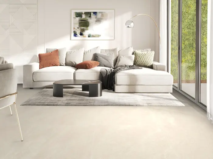 Vloertegel Motto by Mosa Shore Beige 89,7 x 89,7 | 527-706 | Jan Groen Tegels