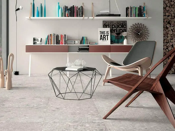 Vloertegel vtwonen Composite Light Grey 80 x 80 | 531-645 | Jan Groen Tegels