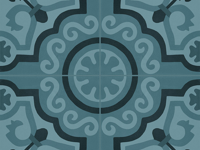 vloertegel Blauw 20 x 20 | 899-514 | Jan Groen Tegels