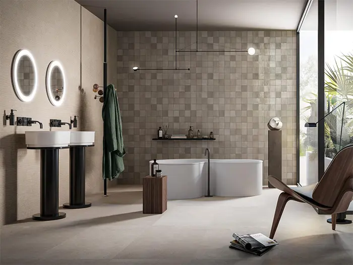 Vloertegels Taupe 75 x 150 | 908-098 | Jan Groen Tegels