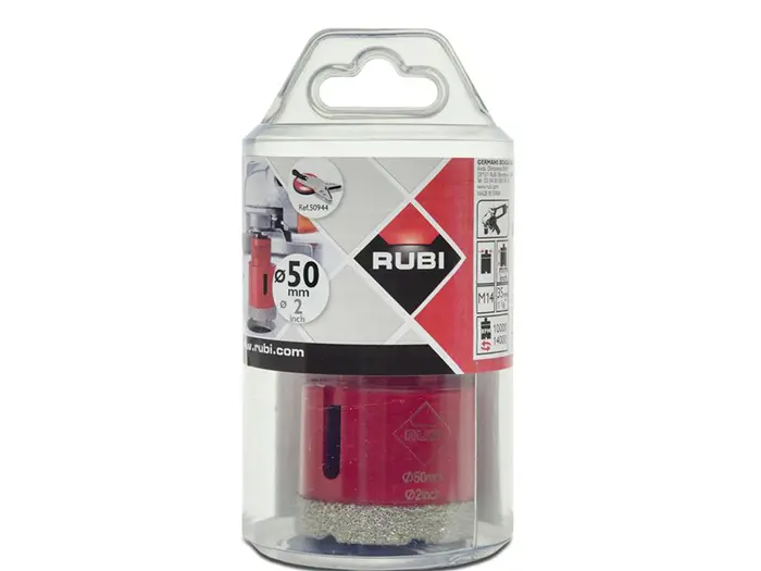 Tegelgereedschap Rubi Diamantboor Droog Ø 50 Mm | 696-340 | Jan Groen Tegels