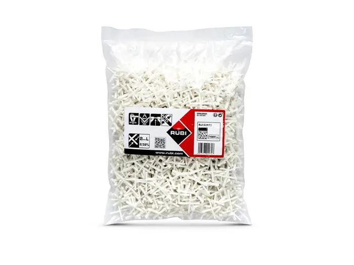 Tegelgereedschap Rubi Tegelvoegkruisjes 2Mm-L 1000St | 747-448 | Jan Groen Tegels