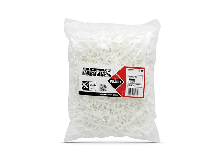 Tegelgereedschap Rubi Tegelvoegkruisjes 3Mm-L 1000St | 511-810 | Jan Groen Tegels
