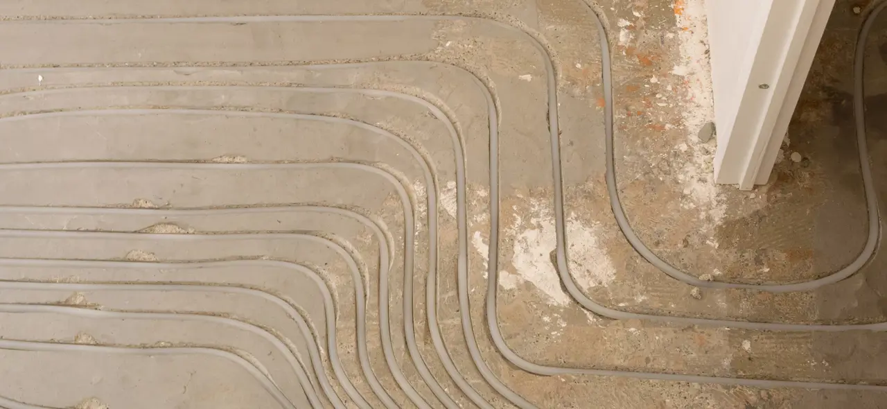 Advies verwerking vloerverwarming | Jan Groen Tegels | Ingefreesde vloerverwarming